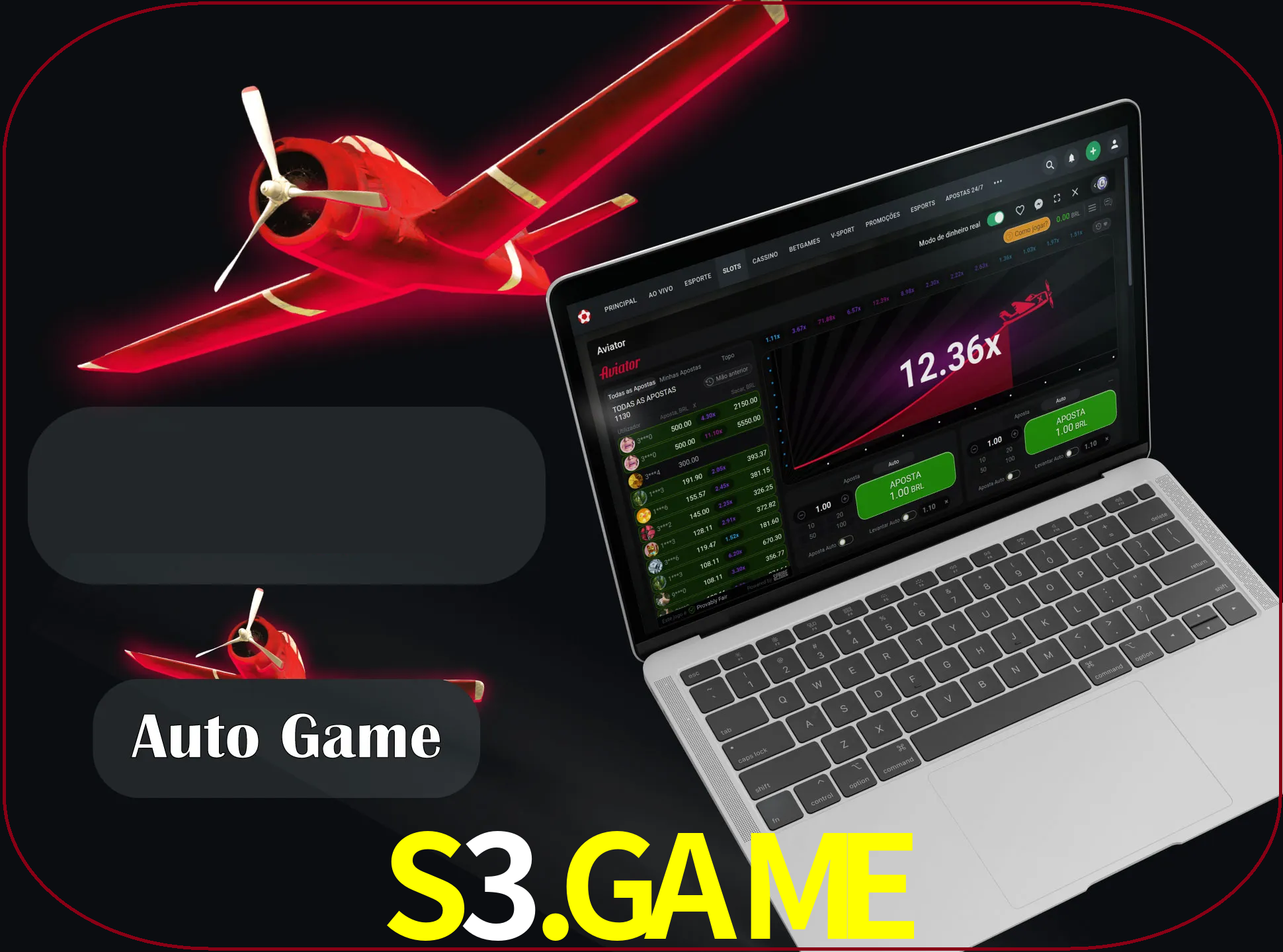 No modo automático, os jogos apostam e sacam seu dinheiro automaticamente.