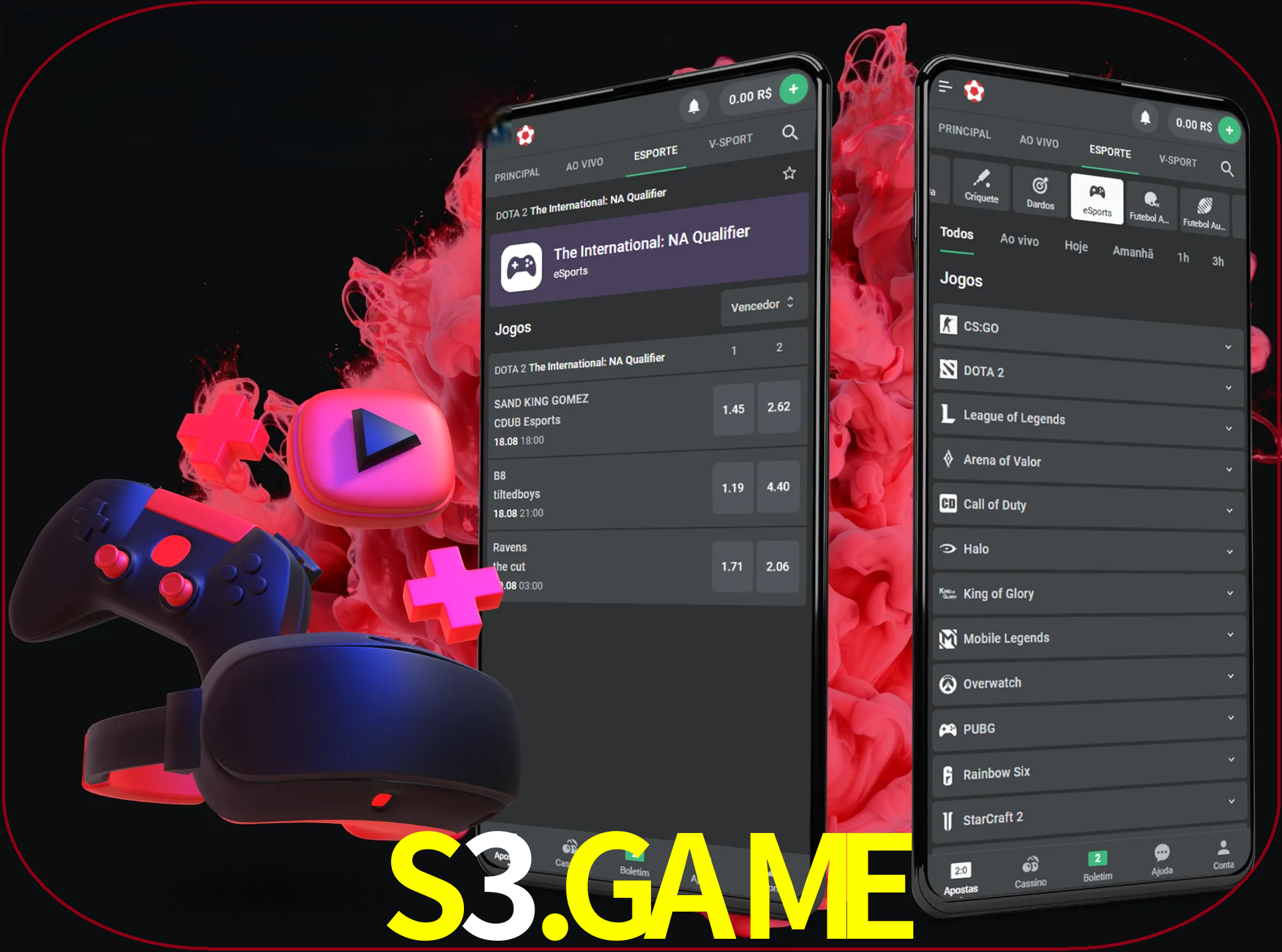 Para ter a aplicação móvel s3.game no seu smartphone, basta descarregar o ficheiro apk e seguir as instruções.