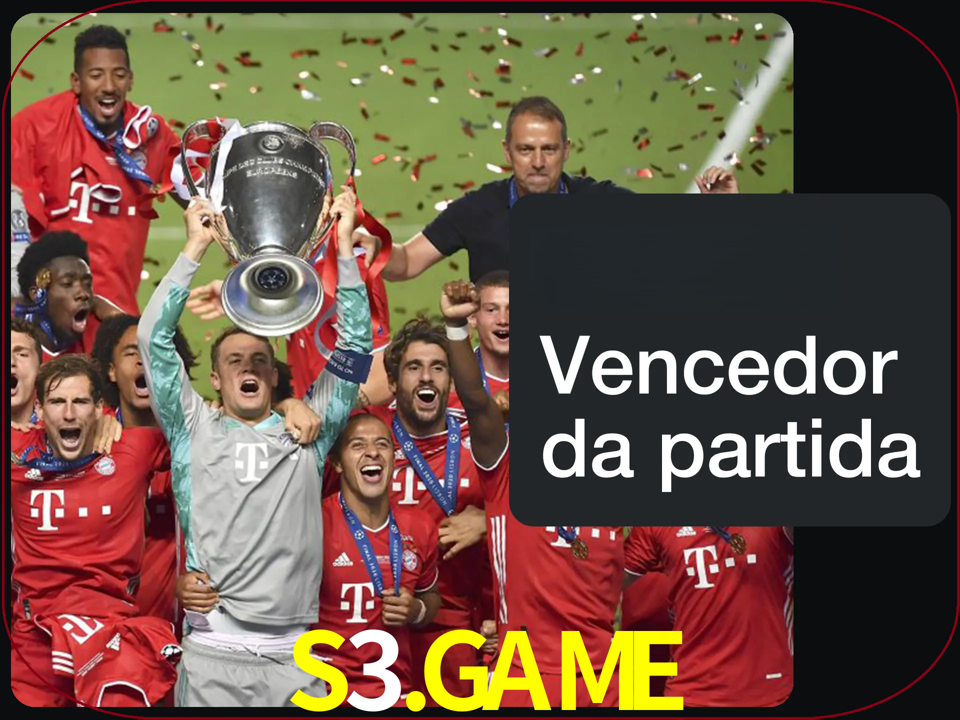 Aposte no vencedor e ganhe uma grande quantia de dinheiro.