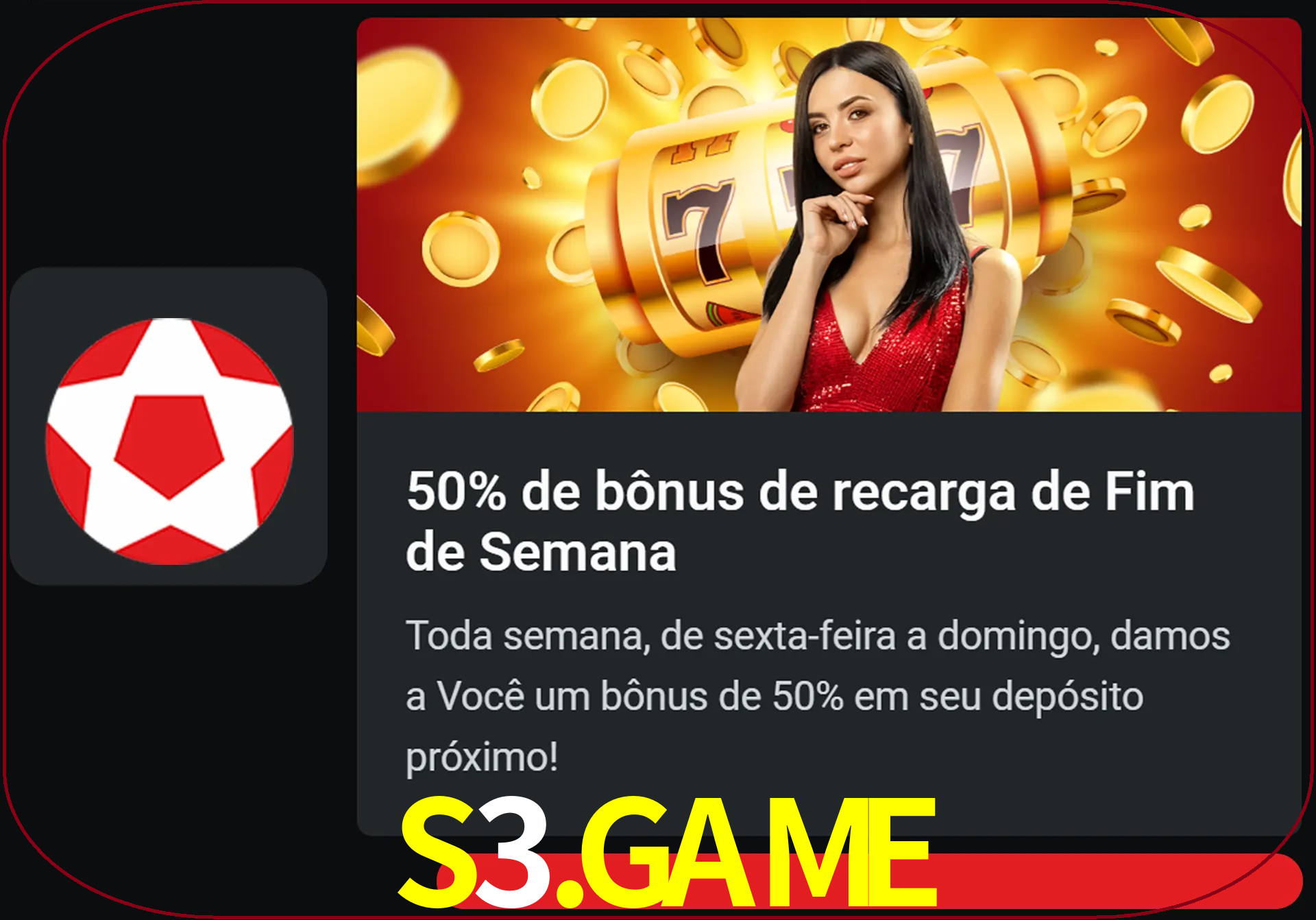 Volte a cada semana para receber novos bônus em dinheiro.
