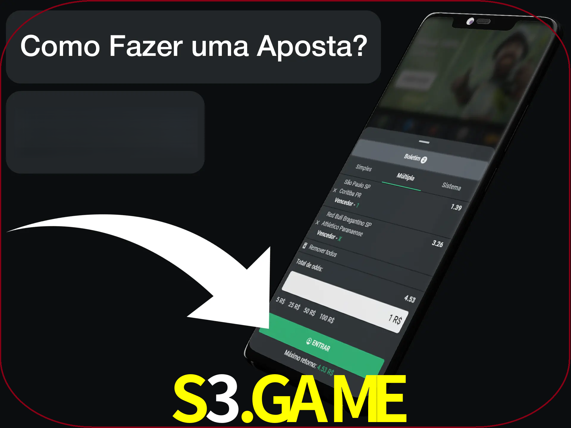 Preencha sua aposta e aguarde o resultado.