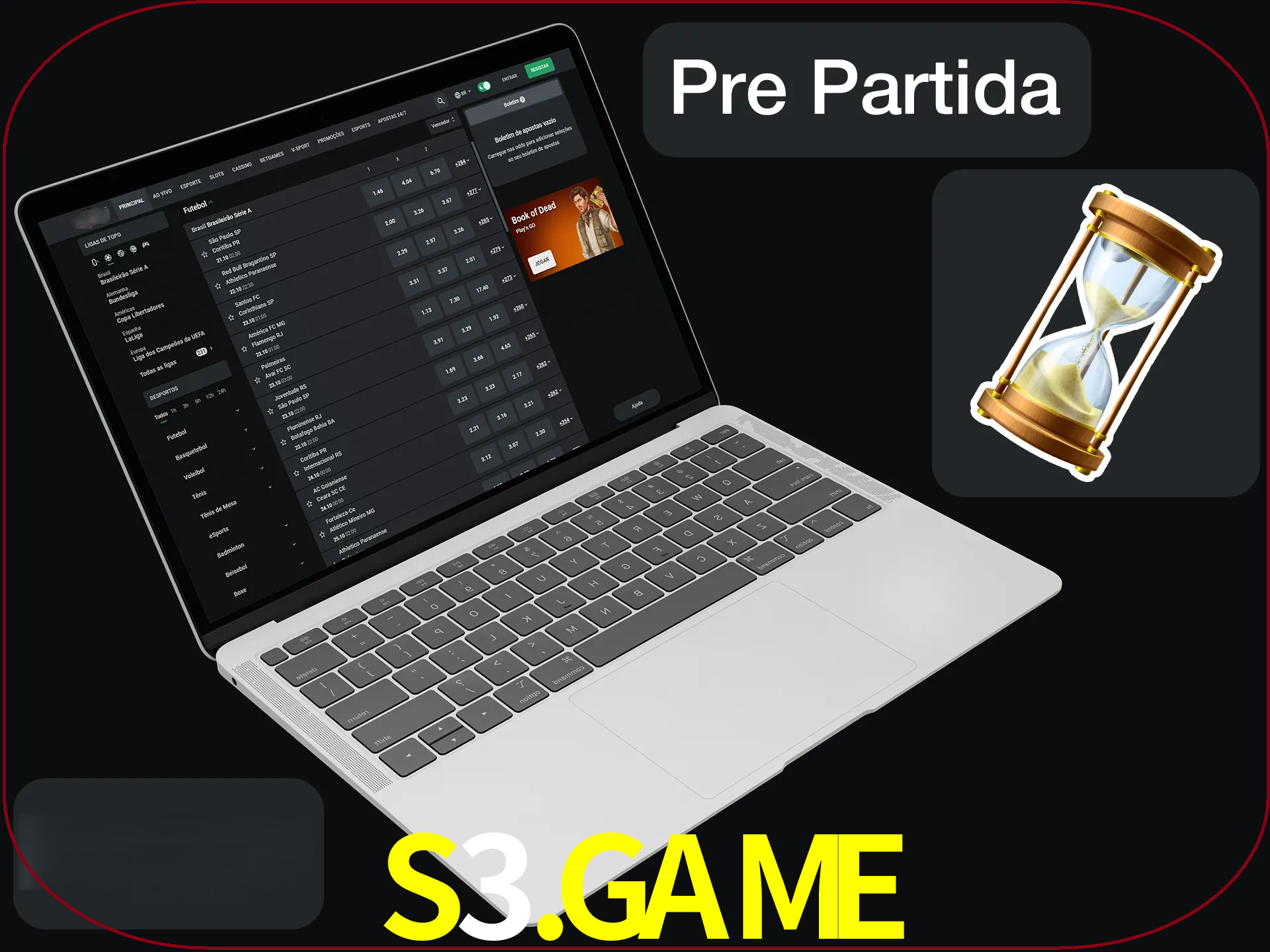 Fazer apostas em partidas futuras.