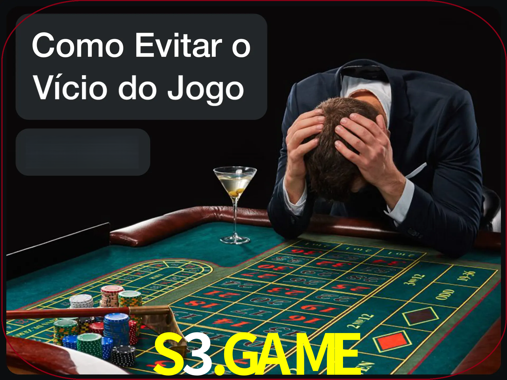 Você é responsável por cada uma de suas apostas.